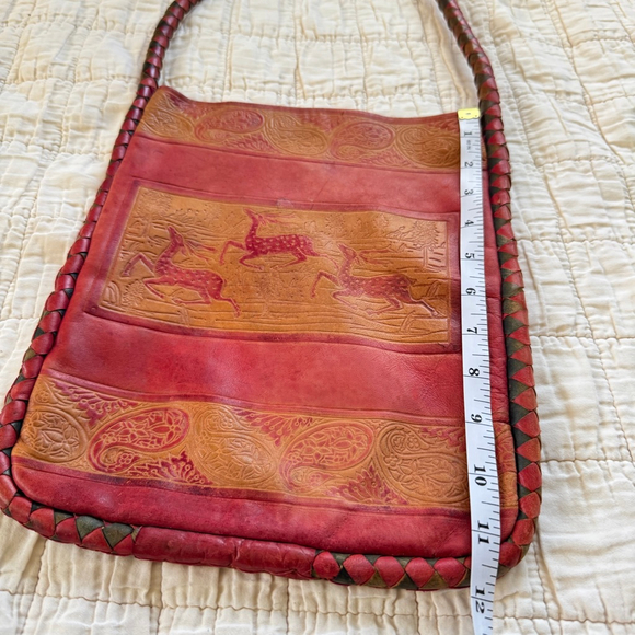 Genuine Leather Bright Print Ft. Gazelle